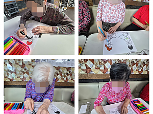 25.08.23 오감자극활동-색칠하기